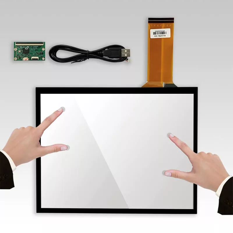 Layar multi-sentuh antarmuka USB 12,1 inci