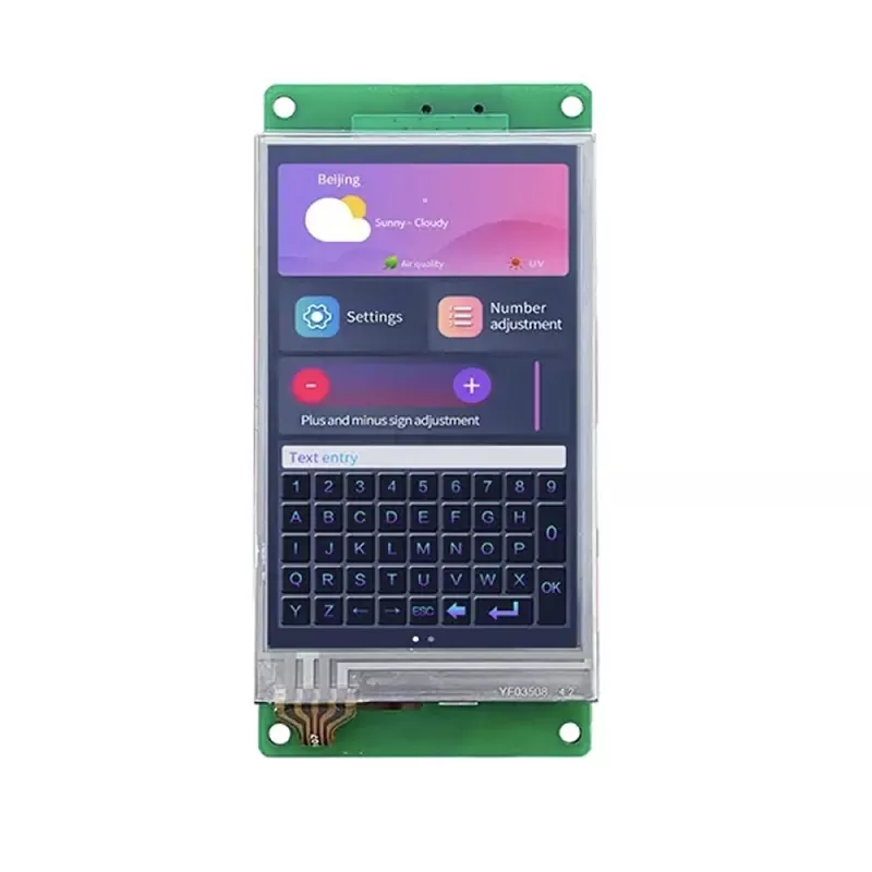 3.5 '' 480x800 IPS Resistif Touch TFT Modul