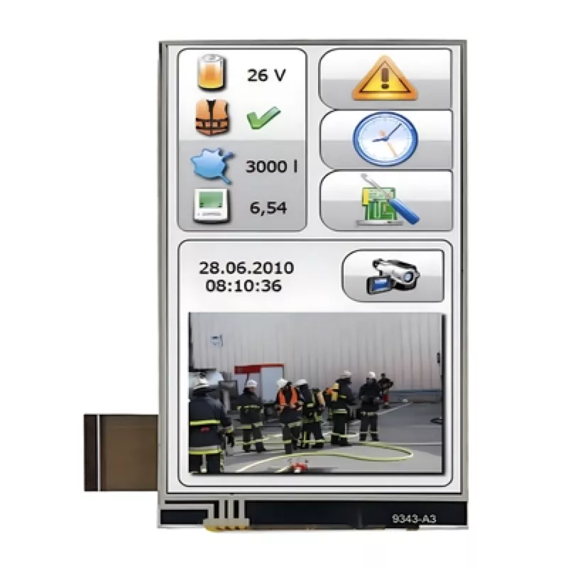 3.97 '' 480x800 Resistan Touch IPS TFT Modul