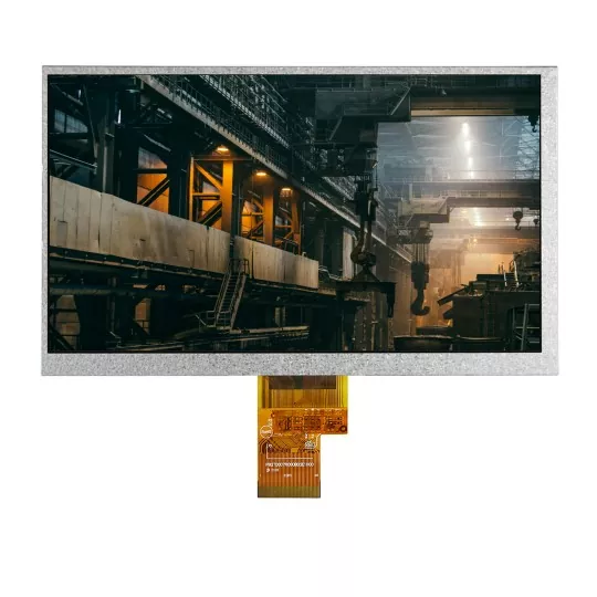 7 inci 1024 × 600 Modul LCD TFT putih biasanya
